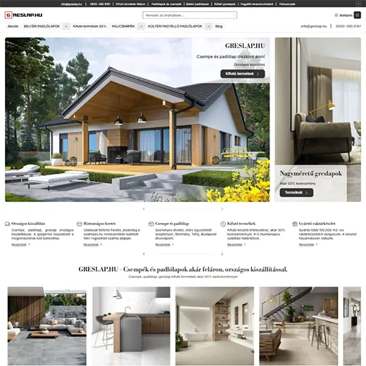 www.greslap.hu webáruház