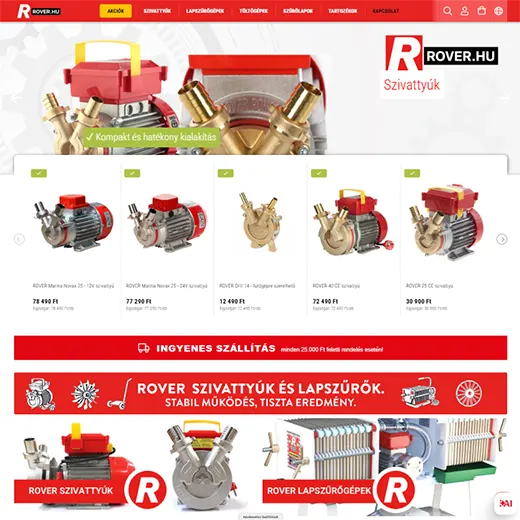 rover.hu webáruház