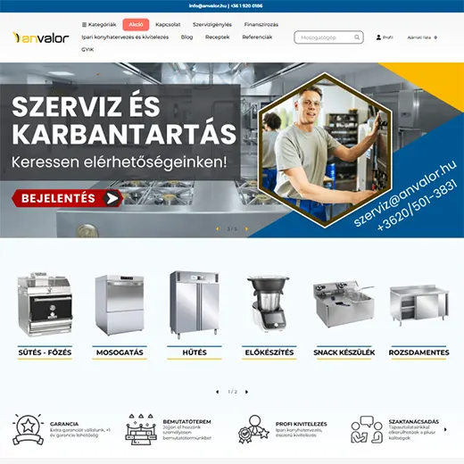 anvalor.hu webáruház
