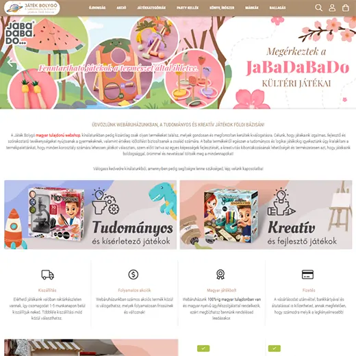 www.jatekbolygo.hu webáruház