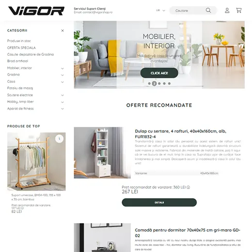 www.vigorshop.ro webáruház