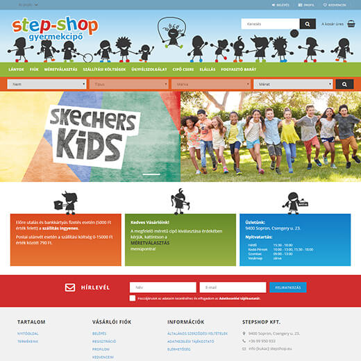stepshop.hu webáruház