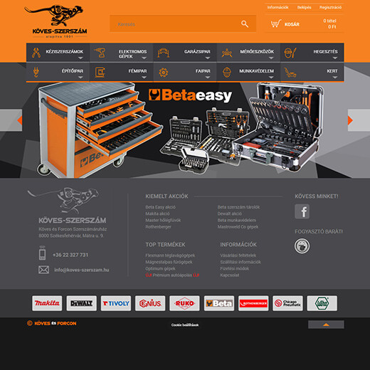 koves-szerszam.hu webáruház