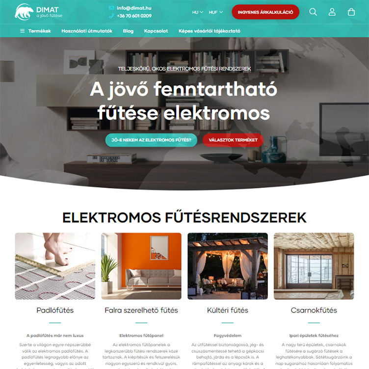 dimat.hu webáruház