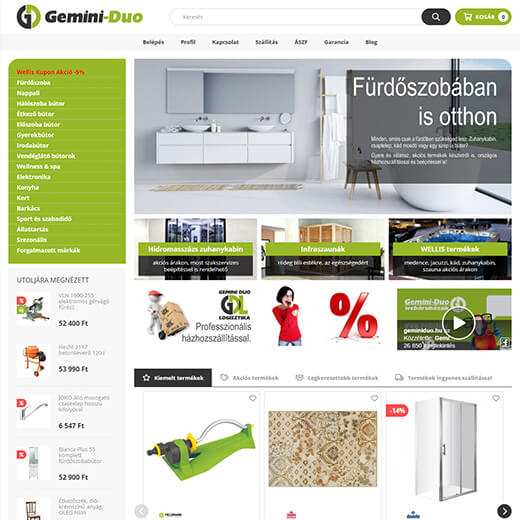 www.geminiduo.hu webáruház