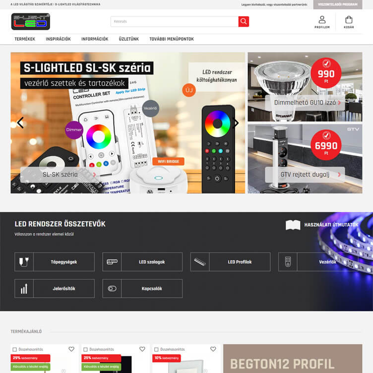 s-lightled.hu webáruház