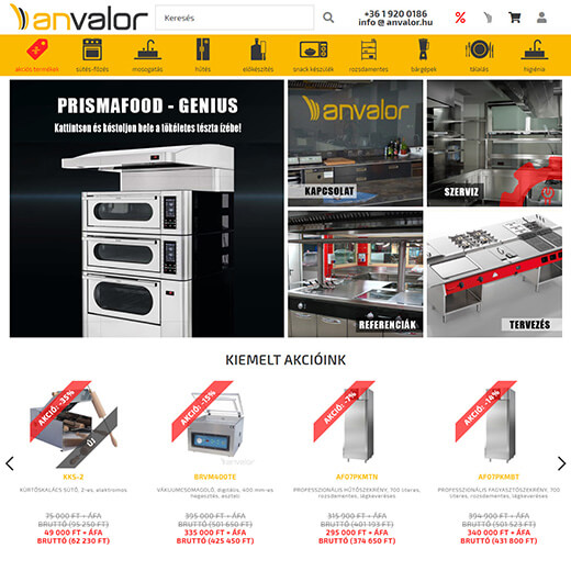 anvalor.hu webáruház