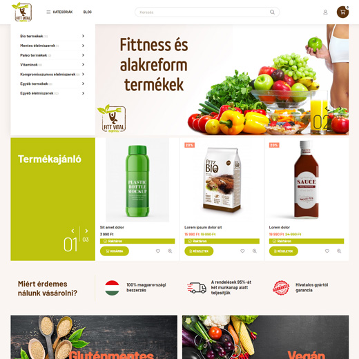 fittvita.hu webáruház