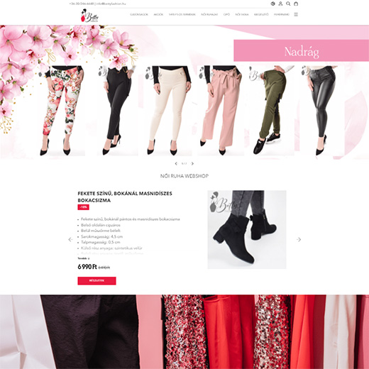 bettyfashion.hu webáruház