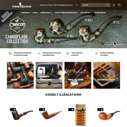 www.pipamester.hu webáruház