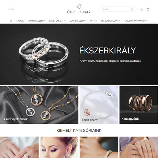 www.ekszerkiraly.hu webáruház
