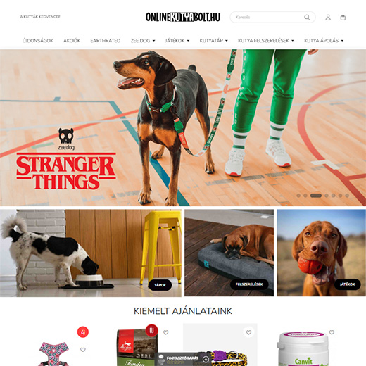 www.onlinekutyabolt.hu webáruház