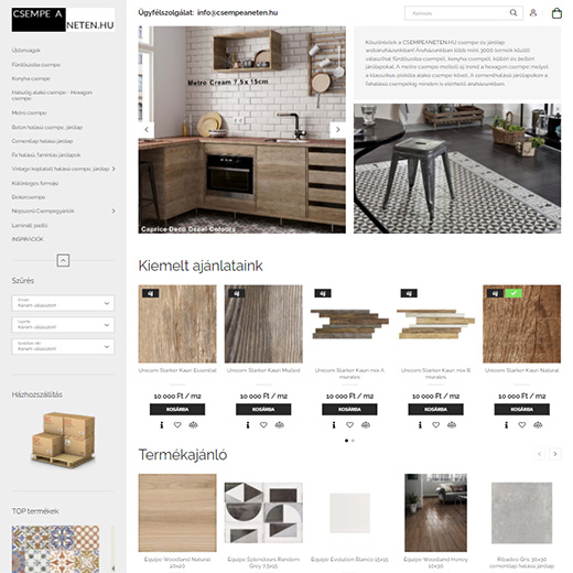 csempeaneten.hu webáruház
