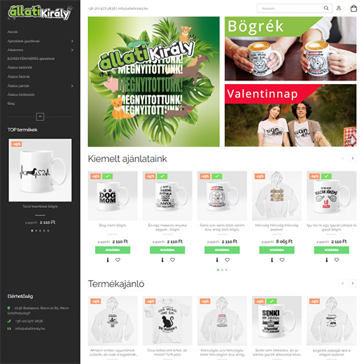 allatikiraly.hu webáruház
