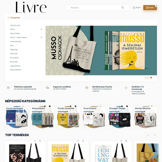 livre.hu webáruház