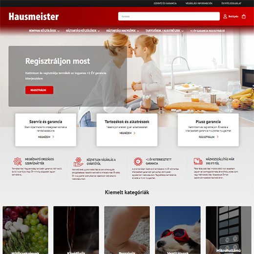 www.hausmeister.hu webáruház