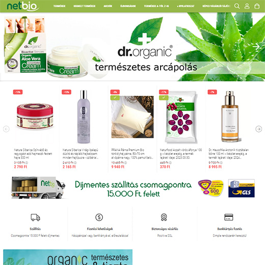 netbio.hu webáruház