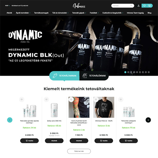inkness.eu webáruház