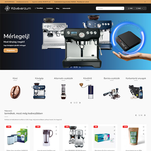 kaveverzum.hu webáruház