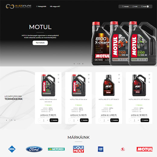 olajonline.hu webáruház