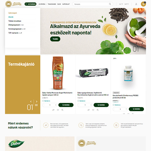 www.garuda.hu webáruház