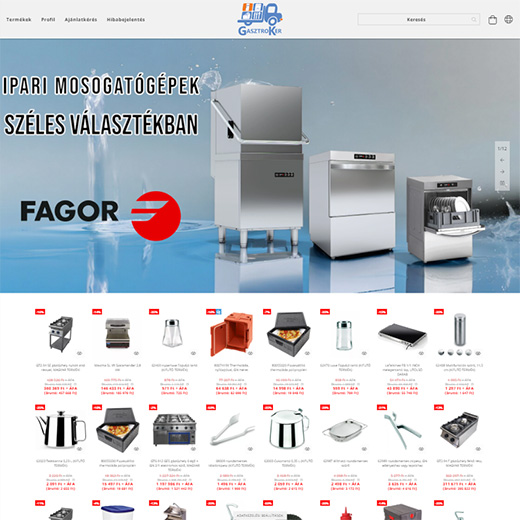 www.gasztrokerkft.hu webáruház