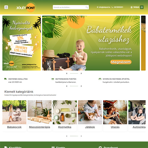 www.joletpont.hu webáruház