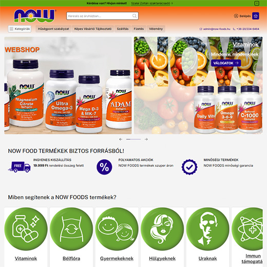 www.now-foods.hu webáruház