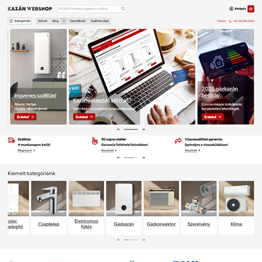 www.kazanwebshop.hu webáruház