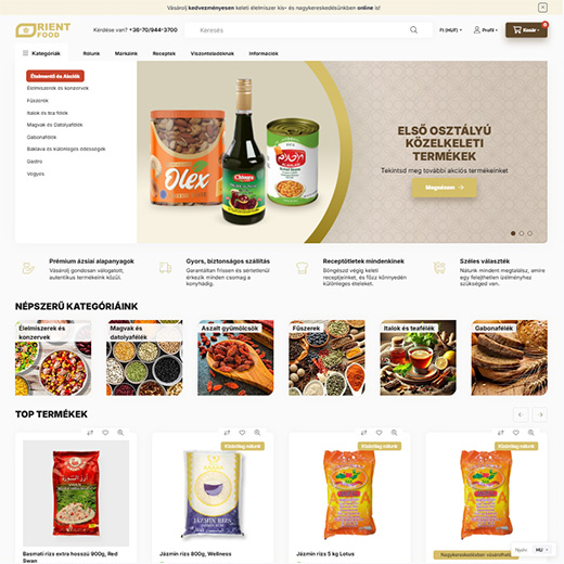 orientfood.hu webáruház